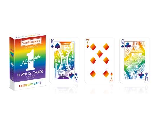 Winning Moves 47384 Rainbow Number 1 Playing Cards
