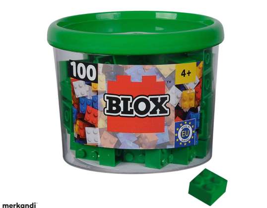 Androni Blox 100 zielony 4 klocki w puszce