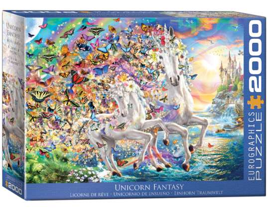 Einhorn   Traumwelt 2000 Teile Puzzle
