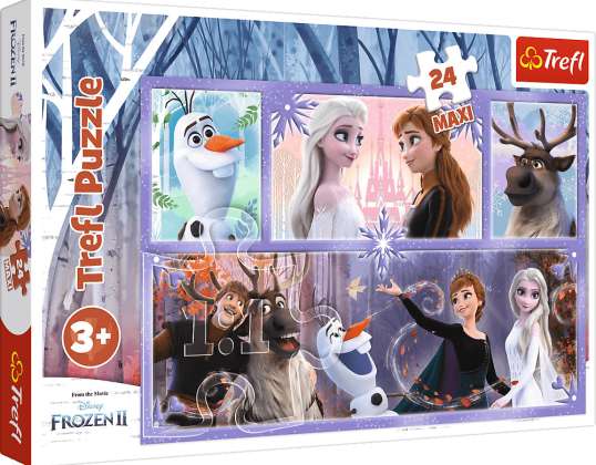 Frozen World of Magic Maxi-puslespill 24 brikker