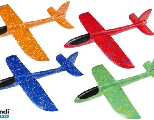 Flugzeuggleiter 47cm 4 fach sortiert Giant Flyer Glider Plane