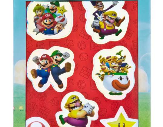 Super Mario lipdukų linksmybės