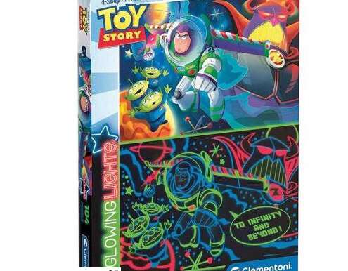Clementoni 27549 104 Teile Puzzle Świecące światła Disney Toy Story