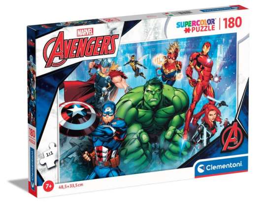 Clementoni 29778 180 Teile Puslespill Supercolor Marvel Avengers