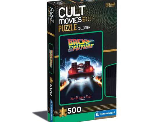 Clementoni 35110 500 dílků Puzzle kultovní filmy Návrat do budoucnosti