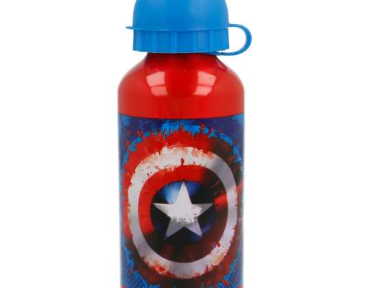 Marvel: Capitão América Garrafa de Água de Alumínio 400ml