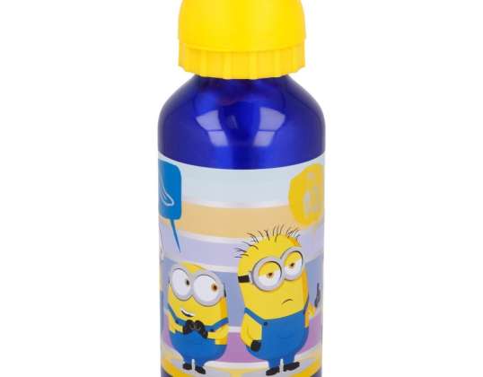 Minions   Aluminium Trinkflasche 400ml