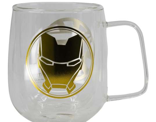 Marvel double-walled glass mug 290ml