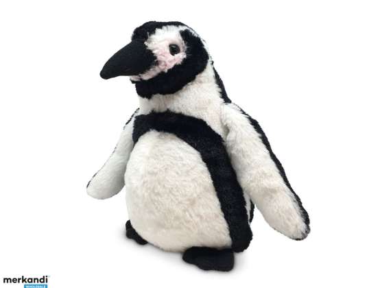 Pingvīnu stāvoša plīša figūra 20 cm