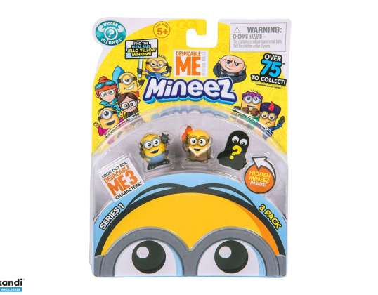 Minions Collectible Figures Set of 3 Box