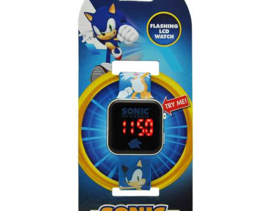 Sega Sonic Hedgehog LED-rannekello