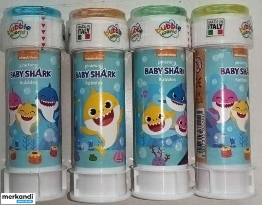 Baby Shark   Seifenblasen 60 ml mit Kugelspiel  einzeln