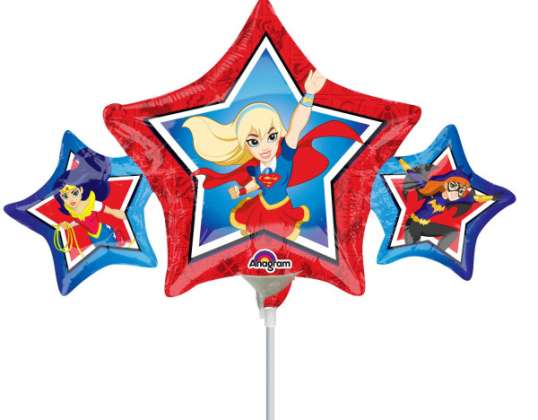 DC Hero Girls mini folijas balons 27 cm