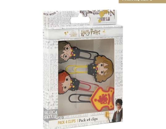 Harry Potter kancelářská sponka sada 4 kusy