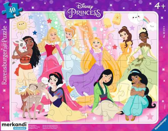 Disney Princesses Frame Puzzle 40 elementów