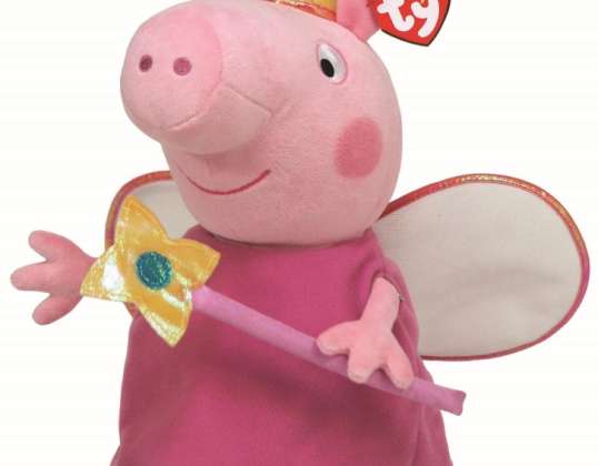 Ty 96234   Plüschfigur Peppa Pig Princess   24 cm