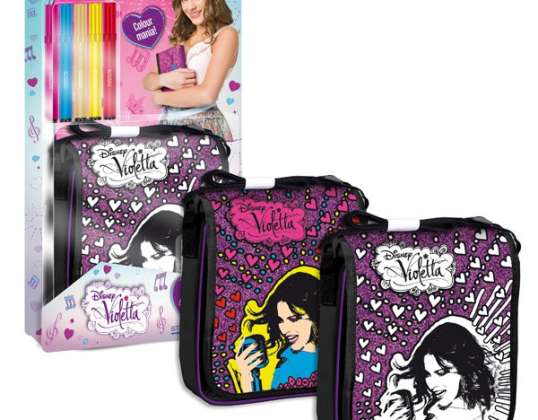 "Disney Violetta" dažų pečių krepšys