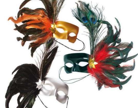 Feather dominoes with peacock feathers Eye Mask Adult