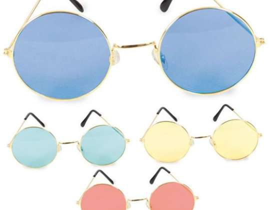 Γυαλιά Hippie μεγάλη ποικιλία χρωμάτων 60 mm Ενηλίκων