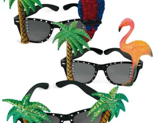 Glasses Caribbean assorted motifs Adult