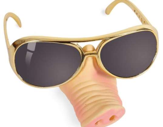 Glasses with pig nose Adult