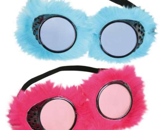 Glasses Plush Assorted Colors Adult