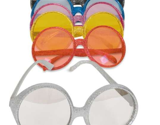 Glasses Sixties Assorted Colors Adult