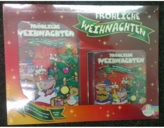 Kinder Weihnachts Geschenk Box mit Urmel  Fix &amp; Foxi  Landmaus und Stadtmaus  der kleine Bär u.v.m.  DVD   CD