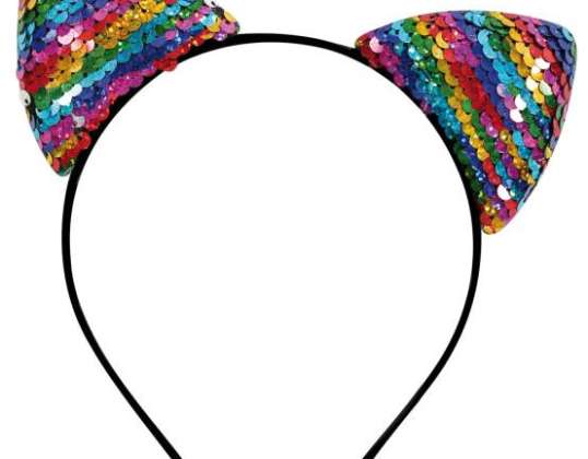 Headband Cat Colorful Adult