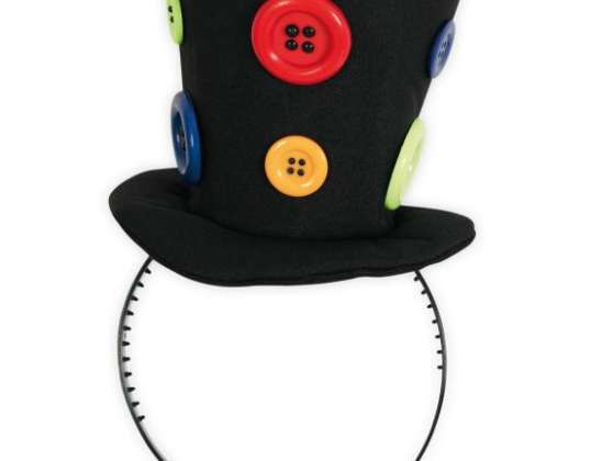 Bentiță Button Top Hat Adult
