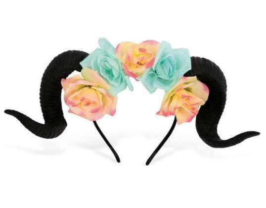 Headband Aries with Flowers Adult