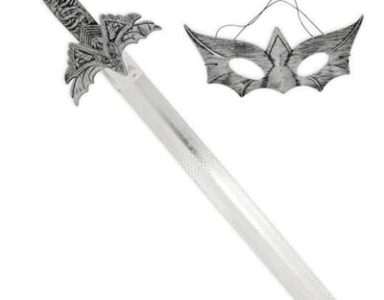 "Dragon Slayer" rinkinio kardo kaukė suaugusiems