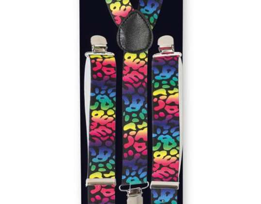 Suspenders colorful Adult