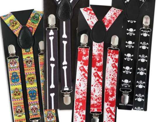 Suspenders Halloween Assorterede Design Voksen