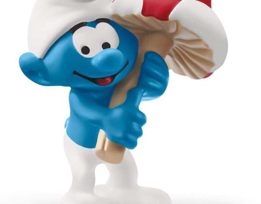 Schleich 20819 The Smurfs Character Smurf with Lucky Guy