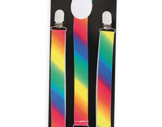 Suspenders Rainbow Adult
