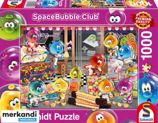 Felizes juntos na Candy Store Puzzle 1000 peças