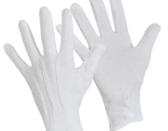 Rokavice bele Odrasla oseba