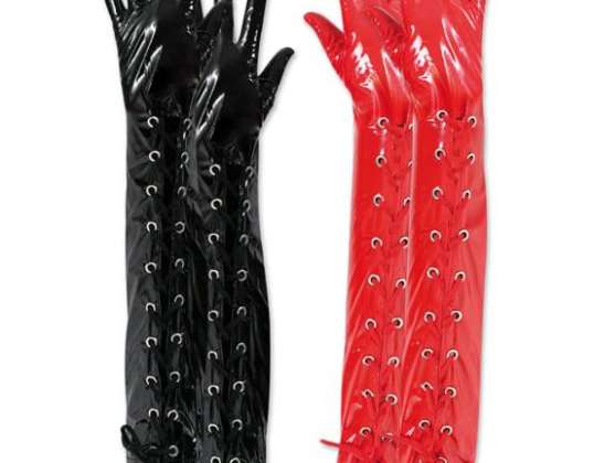Lacquer Gloves Assorted Colors Adult