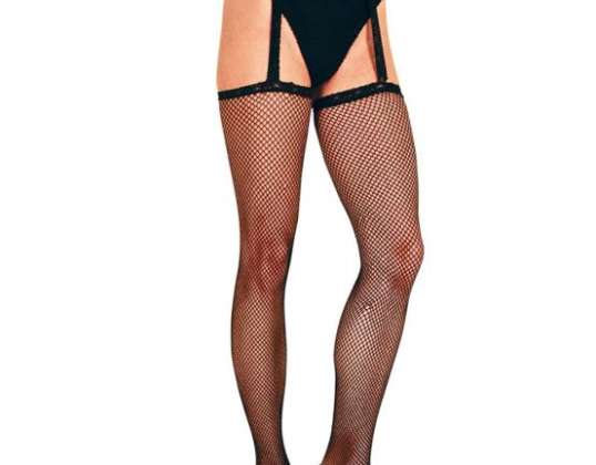 Hip holder with fishnet stockings Adult