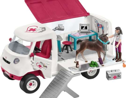 Schleich 42439 Vétérinaire mobile Horse Club avec set de jeu hanovrien