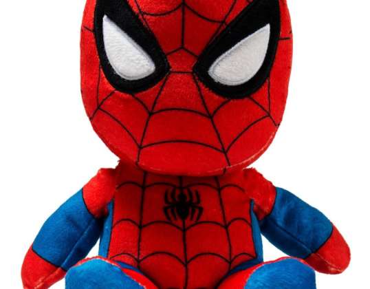 Klassisk Spiderman siddeplys 20 cm