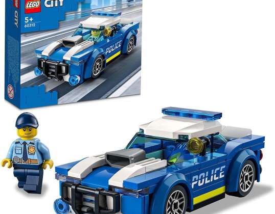 ® LEGO 60312 Coche de policía de la ciudad, incluido el juego de figuras policiales