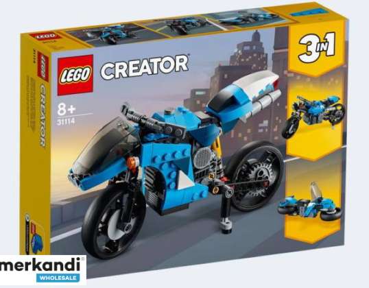 ® LEGO 31114 3en1 Creador: Motocicleta todoterreno