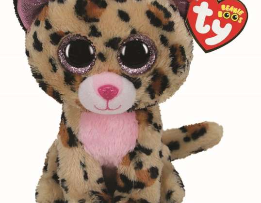 Ty 36367 Czapka Livvie Leopard Boo Pluszowy 15 cm