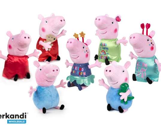 Peppa prašič bolje skupaj plišast 7 rit. 31 cm