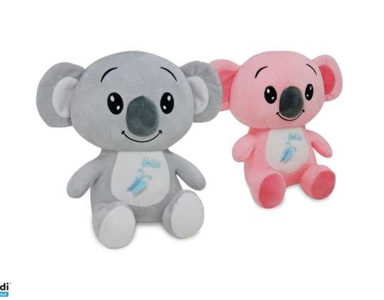 Peluche Koala avec broderie 2 culs. 20 cm