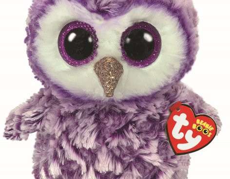 Ty 36461   Moonlight Owl Med   Beanie Boo   Plüsch   25 cm