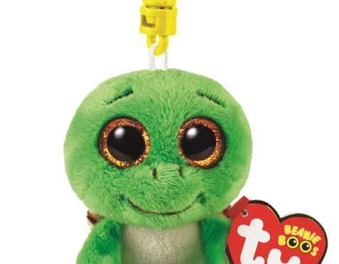 Ty 35250 Turbo Turtle Keychain Beanie Boo 8 5 cm