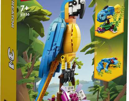 LEGO® 31136 Creator Exotic Parrot 253 detaļas